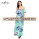 2017 Latest fashion strapless maxi boho long dress women